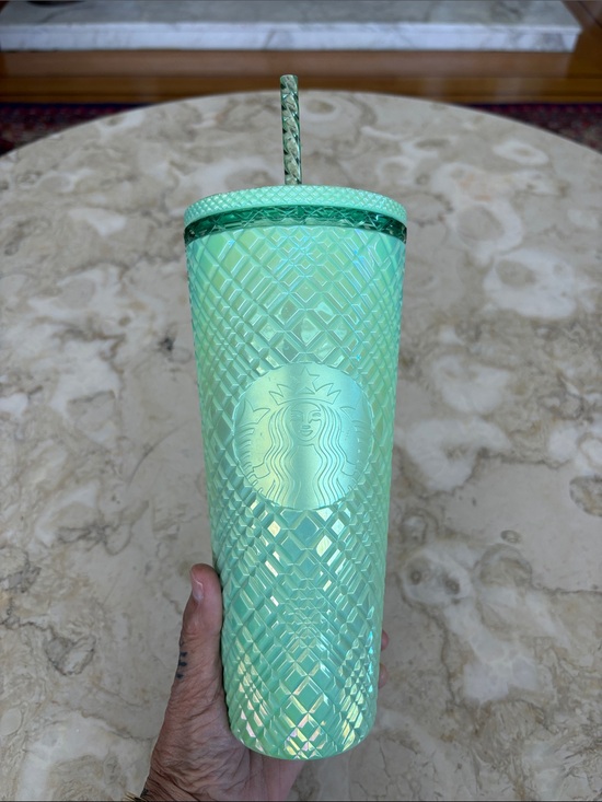 Starbucks Other - NEW! Starbucks 2024 Summer Mint Jade Jeweled 24oz Venti Tumbler